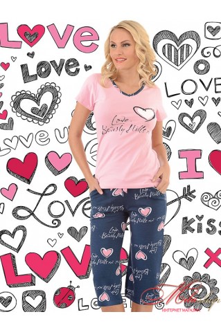 Комфортная пижама с капри